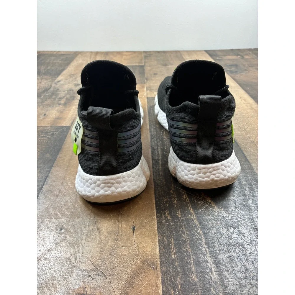 33Y Fashion Sport New Knit Sneakers Mens 42 Black Neon Green Athletic Shoes